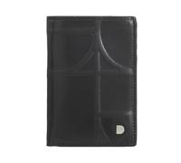 DUDU Portafoglio Uomo in Pelle Piccolo, Portafogli Uomo RFID Slim Pelle Stampata - Compatto Con Porta Carte di Credito, Porta Banconote Contanti, Portefeuille zippé Black_Bright Yellow, Noir/jaune