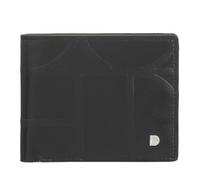 DUDU Portafoglio Uomo Slim in Pelle Stampata Con Protezione RFID - Compatto, Elegante, Dimensioni Ridotte - Portafogli Porta Carte di Credito Con Portamonete Black_Taupe, Noir/taupe, 10,60