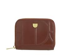 DUDU Portamonete Uomo Donna Piccolo Tascabile in Pelle Stampata Con Cerniera, sac Porta Tessere - Portafoglio Piccolo Compatto Chocolate_Lilac, Violet chocolat, 8,30