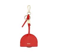 DUDU Porte-clés pour AirTag en Cuir, étui Compatible Apple Air Tag, Portable, avec Mousqueton Rouge Flamme