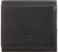 DUDU Porte-monnaie Porte-monnaie NOIR COULEUR Cuir véritable léger pratique élégant Femme
