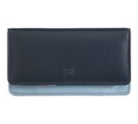 DUDU Portefeuille pour femme multicolore en cuir souple RFID à soufflet