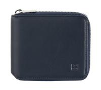 DUDU portefeuille homme RFID en cuir porte-monnaie avec fermeture zip extérieure