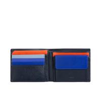 DUDU Portefeuille pour Homme Classique RFID en Cuir Multicolore signé Navy