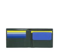 DUDU Portefeuille pour Homme RFID en Cuir Nappa coloré avec Porte-Monnaie et Porte-Cartes Mangrove