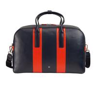 DuDu Sac de voyage Weekender Cuir véritable 49 cm bleu