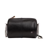 DUDU Sac en cuir cylindrique pour femme, sac à bandoulière avec chaîne et cuir,
