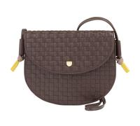 DuDu Skye Sac à bandoulière Cuir véritable 21 cm brun