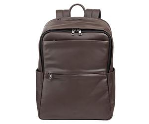 DuDu Sydney Daypack Cuir 42 cm Compartiment pour ordinateur portable brun