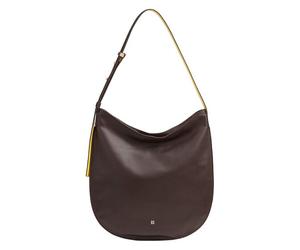 DuDu Sylvie Sac à bandoulière Cuir véritable 36.5 cm brun