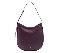 DUDU Sac à bandoulière en Cuir Souple pour Femmes, Sac Hobo avec Fermeture èclaire, Grand Sac à bandoulière de Couleur réglable Deep Purple