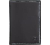 Dudubags Porte-monnaie DuDu RFID en cuir 9,5 cm noir