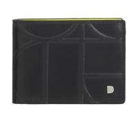 DuDu Up! Porte-monnaie Protection RFID Cuir 11 cm noir