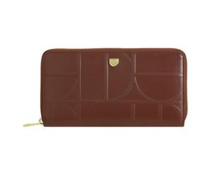 DuDu Up Porte-monnaie Protection RFID Cuir 20 cm brun