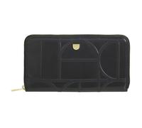 DuDu Up Porte-monnaie Protection RFID Cuir véritable 20 cm noir
