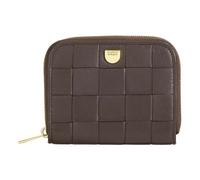 DuDu Woven Porte-monnaie Cuir véritable 10 cm brun