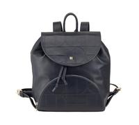 DUDU Zaino Donna in Morbida Pelle Con Coulisse - Zainetto Elegante, Spazioso e Regolabile per l'Uso Quotidiano Navy, bleu marine, 24,00