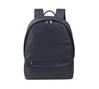 DUDU Zaino in Pelle Uomo Donna Porta PC 15L - Élégant Zaino da Viaggio e Lavoro Con Tasca Imbottita per Laptop (fino 13"), Spallacci Regolabili e Design Compatto Navy, bleu marine, 30,00