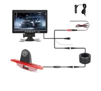 DUDUYANG Grand Angle Vision Nocturne Arrière Caméra Caméra De Recul avec Écran 7 Pouces AHD 1080p Et Feu Stop pour Peugeot pour Expert (2007-2016)(Power Cord)