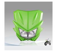 DUDUYANG Phare Moto Phare Avant De Moto Tout-terrain 12 V H4 35 W Pour KLX 110 125 150 230 250 300 450R CRF WRF(Green A)