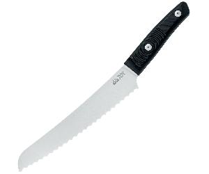 Due Cigni Bread knife, 21 cm blade, stainless steel 4116, black G10 2C 2106 G10