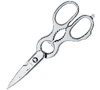 DUE CIGNI CISEAUX DE CUISINE EN INOX DÉMONTABLES MESURE 23 CM 2C 973/21