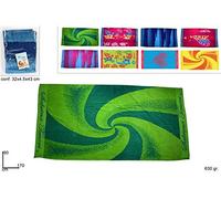 Due Esse Lot de 2 Serviettes de Plage en Coton 90 x 170 cm Couleurs Ass.Ti, 100% Assortis