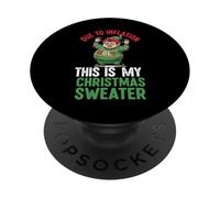 Due to Inflation This is My Christmas Outfit Drôle PopSockets PopGrip Adhésif