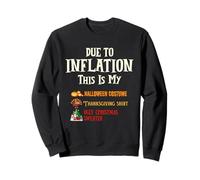 Due to Inflation This is My Funny Halloween Costume Sweatshirt
