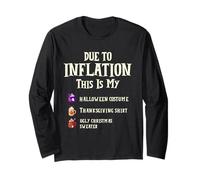 Due to Inflation This is My Halloween Costume Manche Longue
