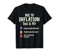 Due to Inflation This is My Halloween Costume T-Shirt