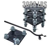 DUEBEL Glissières élévatrices pour planchers en Bois Dur, cric, Chariot, Appareil électroménager, Chariot pour déplacer des Meubles, 1 400 kg
