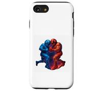 Duel Entre astronautes cosmiques et Power Clash Coque pour iPhone SE (2020) / 7/8