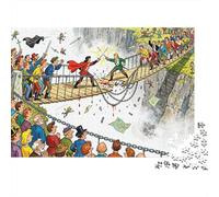 Duel épique de Bataille Pont Puzzle en Bois Imperméable DIY Puzzles De 1000 Pièces pour Adultes Défi Et Casse-tête De Décoration pour La Maison