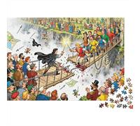 Duel épique de Bataille Pont Puzzle en Bois Imperméable DIY Puzzles De 1000 Pièces pour Adultes Impossible De Décoration pour La Maison