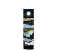 Duendhd 1 Ensemble Tapisserie éTroite Tenture Murale Longue Peinture de Paysage Paysage Tapisserie pour Chambre Tapisserie Verticale