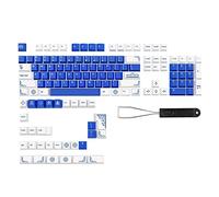 Duendhd 135 Key Lazurite Capuchon de touches PBT Subbed Cherry 1,75U 2U Shift pour commutateur Dz60 GK61 64 84 TKL87 98 108 MX