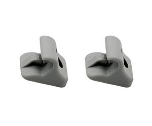 Duendhd 2 PièCes 8523505100OM Retenue Pare-Soleil Clips Support Gris pour I20 2008-2015 85235-05100OM Accessoires IntéRieurs