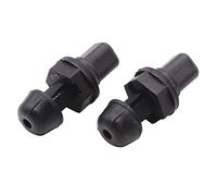 Duendhd 2 PièCes Noir RéGlable Bloc Tampon Couvercles de Coffre 5KD827499 pour Golf MK6 2009 2010 2011 2012 2013 2014