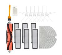 Duendhd Accessoire pour aspirateur robot D9 - Brosse principale - Filtre HEPA - Côtés - Brosse - Chiffon de nettoyage