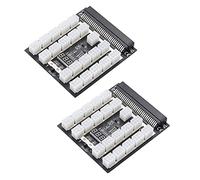 Duendhd Adaptateur de serveur 64 broches 17 6 broches carte graphique 12 V