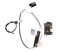 Duendhd Adaptateur WiFi M.2 M2 NGFF Clé Une E vers Pci PCI-E 1X NGFF Prend en Charge la Carte RéSeau 2230 pour AX200 9260AC 8265AC