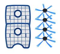 Duendhd Aspirateur de nettoyage 2 filtres + 4 brins ronds pour robot FC8820 FC8810 FC8066 Accessoires de balayage