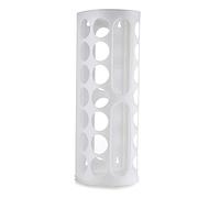 Duendhd Boîte de rangement murale pliable en plastique pour protéger l'environnement Blanc