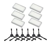 Duendhd Convient pour les accessoires de robot balayeur V3 V3S V5 V5S Pro côté brins HEPA filtre filtre filtre