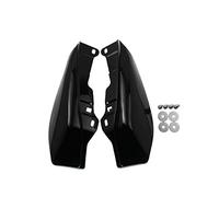 Duendhd Déflecteur de chaleur pour moto Touring Glide Street Road Glide 2009-2016 Noir brillant