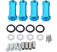 Duendhd Élargisseur de roue adaptateur de moyeu hexagonal en aluminium de 12 mm pour 1/18 A959 pièces de mise à niveau pour voiture A949 A969 A979 RC, bleu