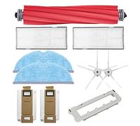 Duendhd Essuie-glace tissu principal bustes couverture Hepa filtre sac pour S7 S70 S75 S7 Max S7 MaxV T7S Robots Pièces Blanc
