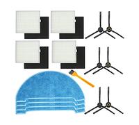 Duendhd Kits de rechange pour aspirateur robot V8S/V80 Max, brosses latérales, chiffon de nettoyage