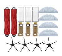 Duendhd Lot de 16 pièces pour aspirateur S7 T7S Plus Aspirateur Pièces Principales Brasses Hepa Filtre Vadrouille Tissu Poches Côtés Brasses